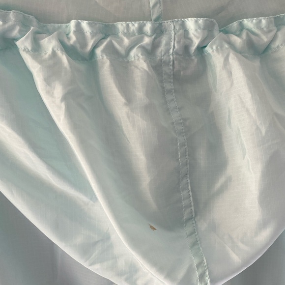 Free People Parachute Festival Windbreaker Rip stop Packable Jacket Light Blue - Picture 7 of 7
